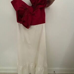 Hutch Bow-Tie Maxi Dress - Size 8 from Anthropologie